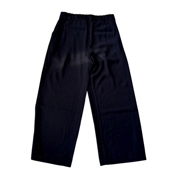 Gap 365 High Rise Pleated Trousers Black Women's Size 8 Petite - Picture 6 of 7